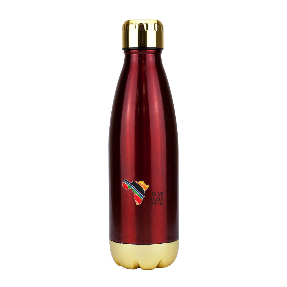 ThinkBlackAfrica - Vacuum Flask with Gold Trim - 500ml
